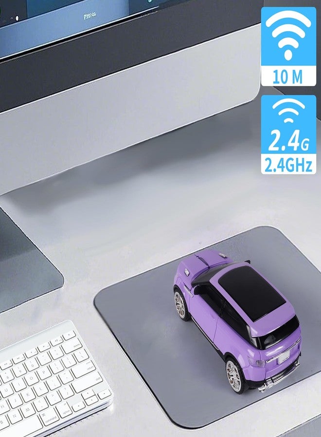 elec Space Wireless Mouse Car Computer Mouse for PC Laptop (Purple) - Image 4