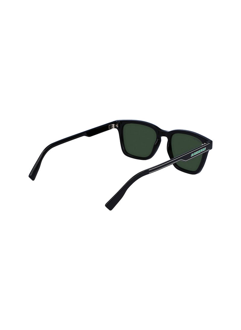 LACOSTE - Full Rim Injected Rectangle Sunglasses L987Sx 5319 (001) - Image 1