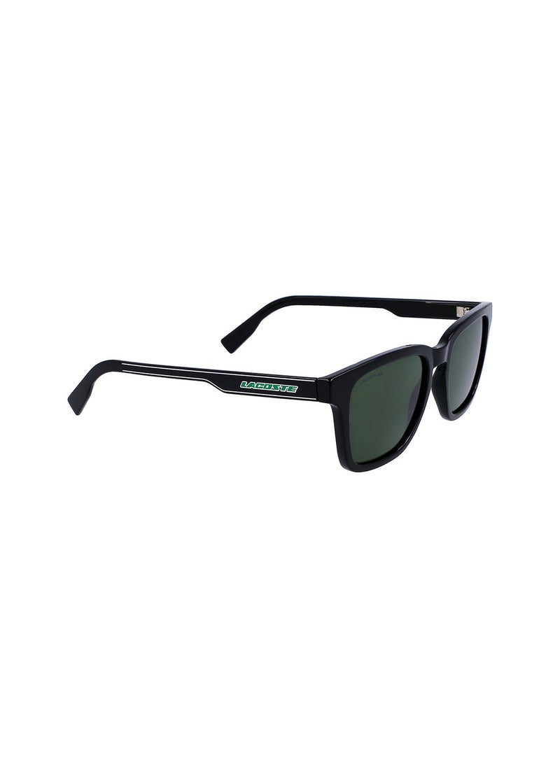 LACOSTE Full Rim Injected Rectangle Sunglasses L987Sx 5319 (001)  - Image 3
