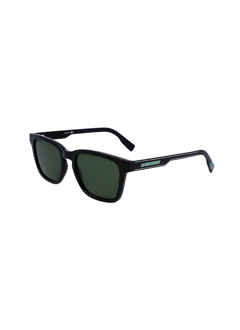 LACOSTE Full Rim Injected Rectangle Sunglasses L987Sx 5319 (001)  - Image 1