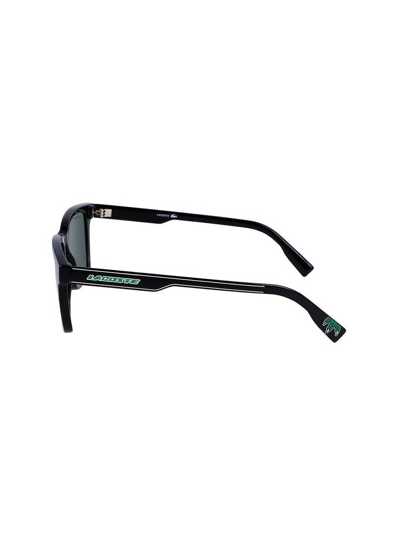 LACOSTE Full Rim Injected Rectangle Sunglasses L987Sx 5319 (001)  - Image 4