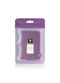 white shell Facial oil blotting wipes  - Image 2