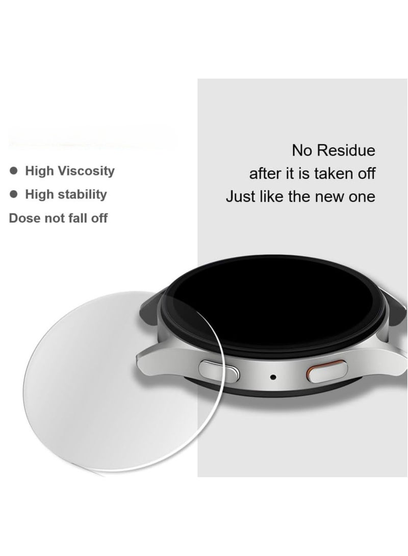 SARAOONT Samsung Galaxy Watch 6 Classic 43mm 4 Pack 10H Glass Screen Protector Anti Scratch HD Clarity Bubble Free Easy Install - Image 4