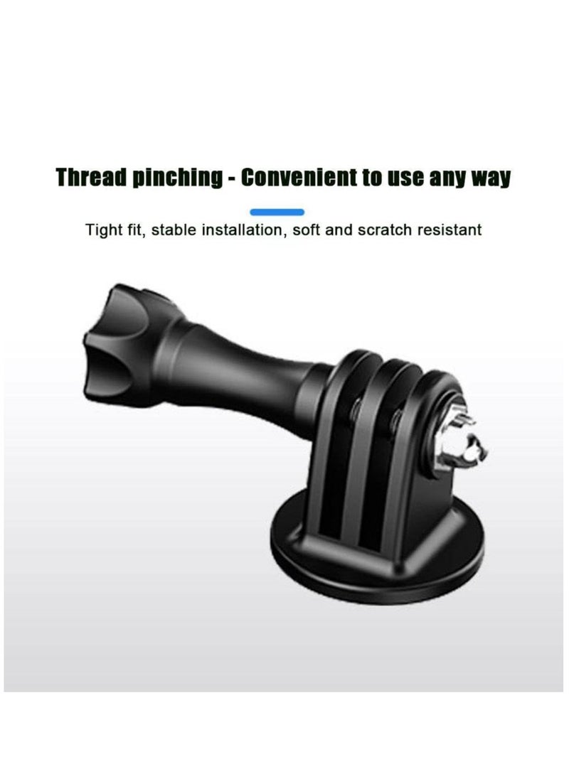 Expansion Adapter Compatible with DJI OSMO Pocket 3 Metal Expansion Adapter Head Camera Fixed Bezel Bracket Holder Portable Outdoor Accessories for OSMO Pocket 3 Fixing Bracket