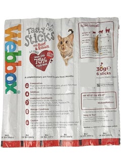 Webbox Cats Delight Tasty Sticks Beef & Rabbit 6 Sticks 30 G  - Image 2