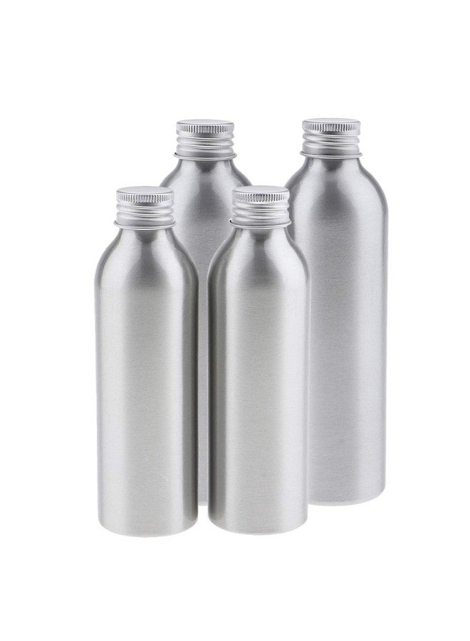 4 Aluminum Travel Water Lotion Shampoo Bottles  - Image 4