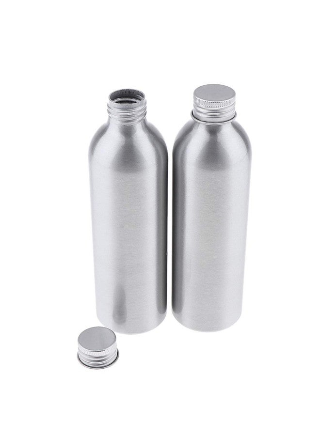 4 Aluminum Travel Water Lotion Shampoo Bottles  - Image 5