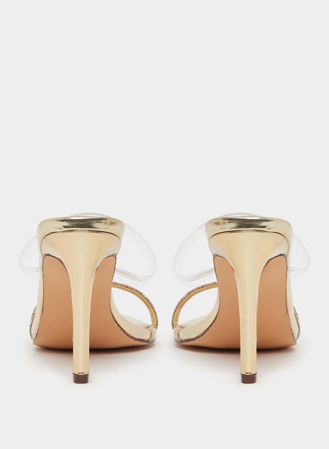 ستايلي صندل بكعب ستيليتو سهل الارتداء وحزام - Image 4