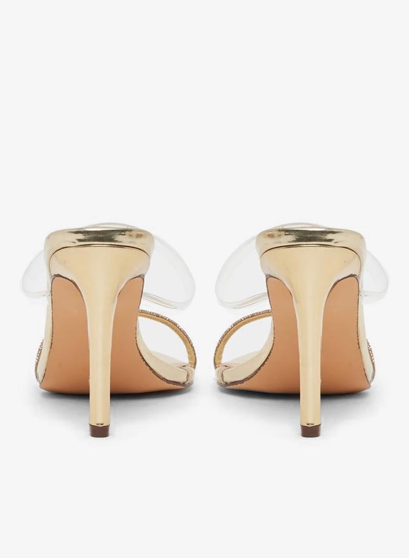 Styli Strappy Slip-On Stiletto Heel Sandals - Image 4