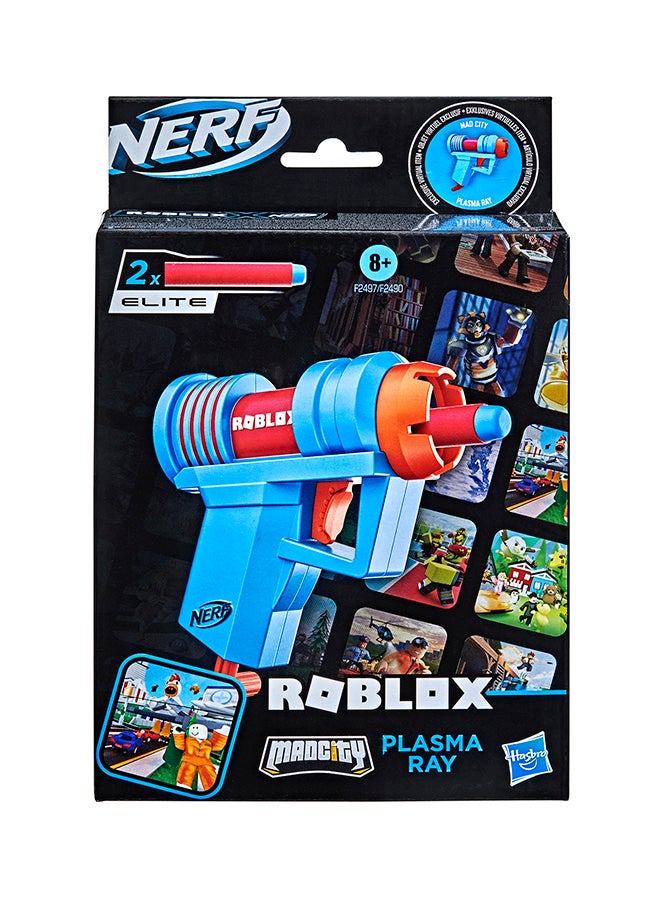 NERF Roblox Phantom ForcesBoxy Buster Dart Blaster, Pull-Down Priming Handle, 2 Elite Darts, Code To Unlock In-Game Virtual Item - Image 2
