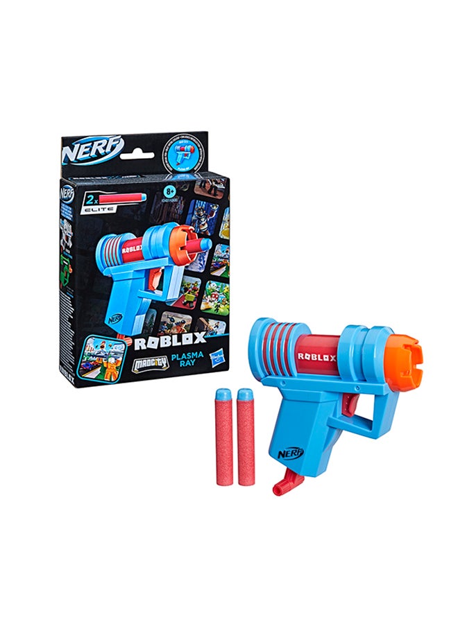 NERF Roblox Phantom ForcesBoxy Buster Dart Blaster, Pull-Down Priming Handle, 2 Elite Darts, Code To Unlock In-Game Virtual Item - Image 1