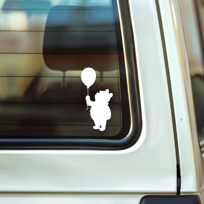 MHDStickerCo Winnie The Pooh Balloon Silhouette Vinyl Decal Sticker 5 - Image 1