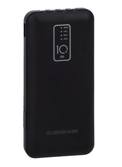 Olsenmark Olsenmark OMPB1819 Power Bank- 10000mAh Quick Charge Battery | Indicator Light | 4 Types of Cables | Quick Charge DC 5V/2.1A | Ideal for Smart Phones, Cameras, Mp4, Tablet, Smart Watches & More  - Image 1