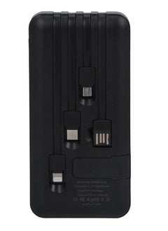 Olsenmark Olsenmark OMPB1819 Power Bank- 10000mAh Quick Charge Battery | Indicator Light | 4 Types of Cables | Quick Charge DC 5V/2.1A | Ideal for Smart Phones, Cameras, Mp4, Tablet, Smart Watches & More  - Image 4