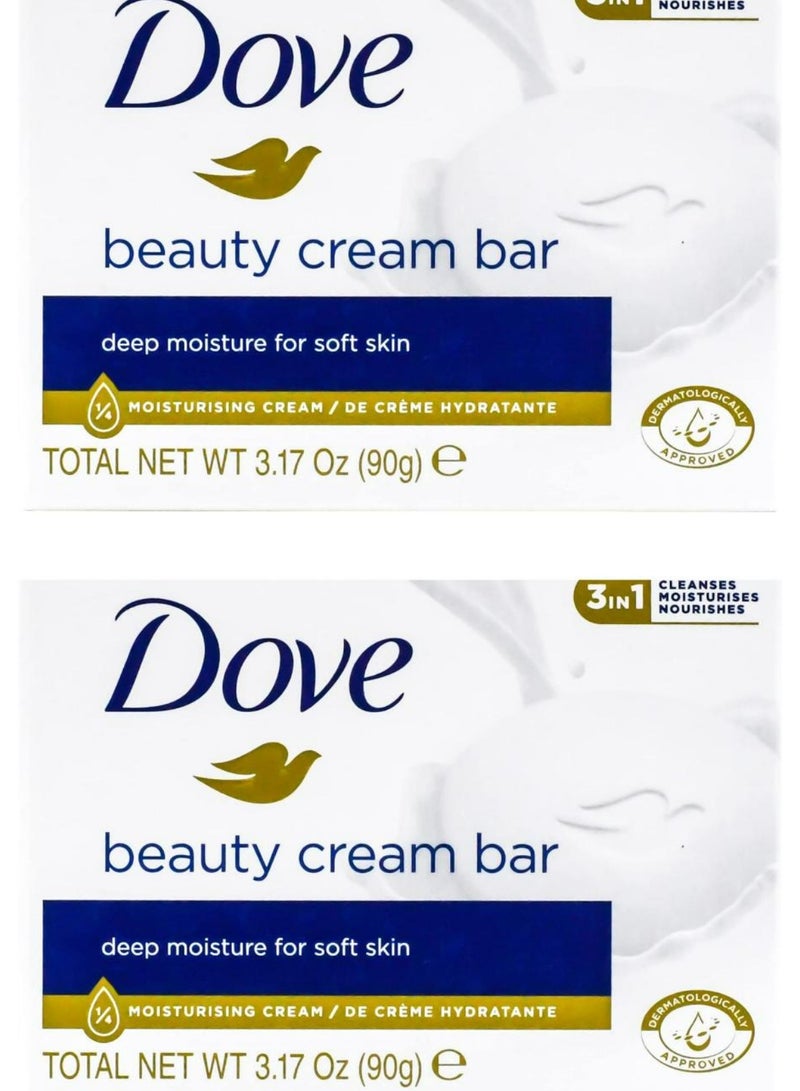 دوف قالب كريم الجمال 90 جم 2 قطعة - Image 1