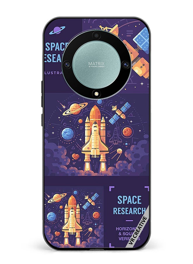 VR CREATIVE Protective Case Cover For Honor X9b Space Research Design Multicolour - Image 1