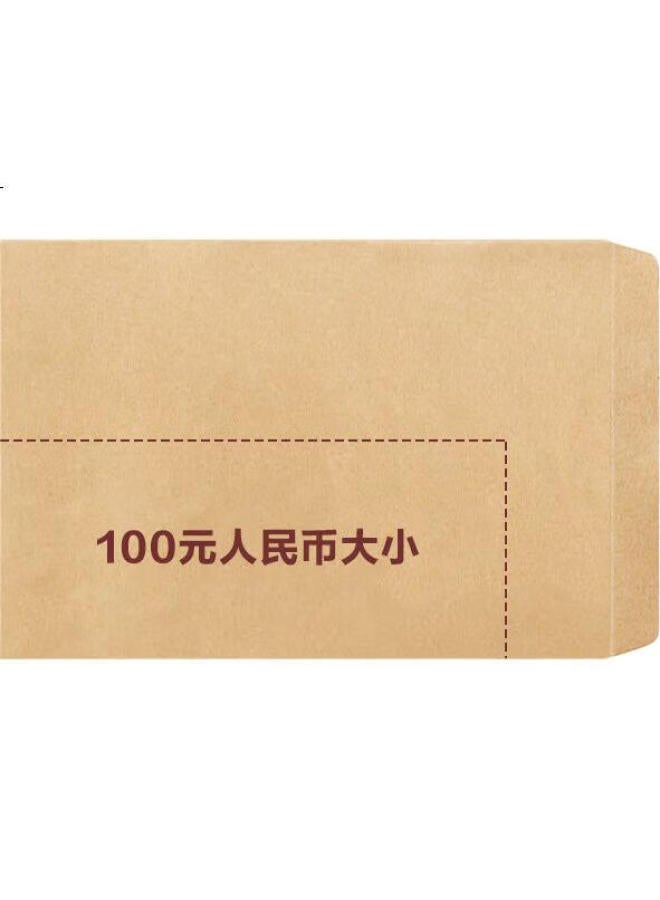 Kingdee 100 Sheets No. 7 Kraft Paper Envelopes, 229*162Mm, Blank Envelopes Without Text, Invoice Envelopes, Payroll Envelopes, Customizable, Bcbq19-7 - Image 3