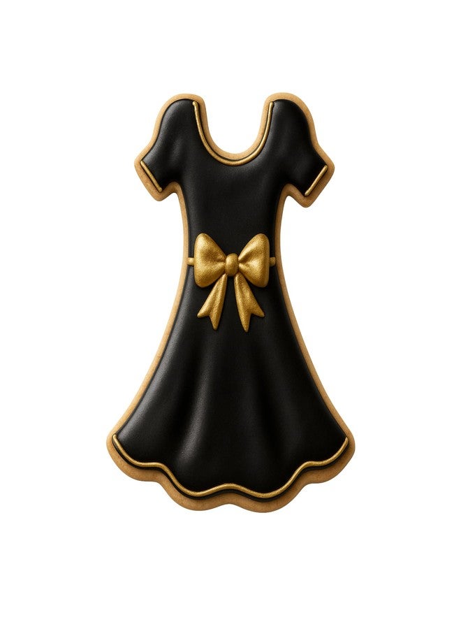 Foose Dress Cookie Cutter 4 Inch - Made in the USA - Foose Store Cookie Cutters Tin Plated Steel Dress Cookie Mold - Image 3