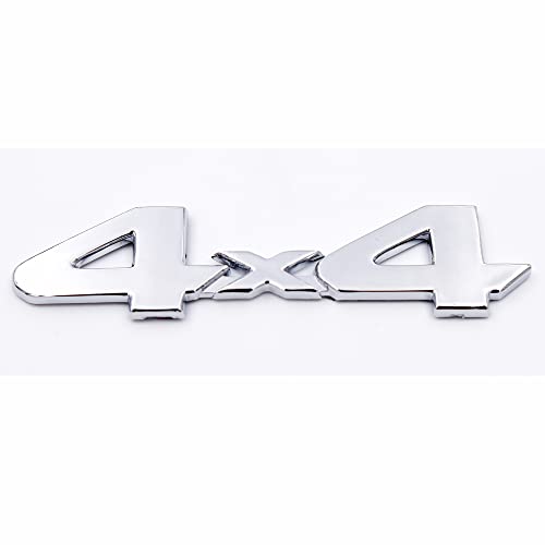 Asraw Chrome Finish 4x4 Car Sticker - 4x4 Emblem for Car (15x4 cm) - Image 3