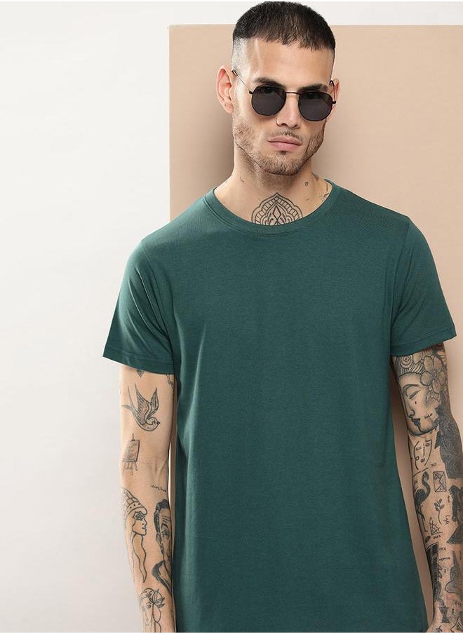 Difference of Opinion Plain Regular Fit T-Shirt by Styli  - Image 1