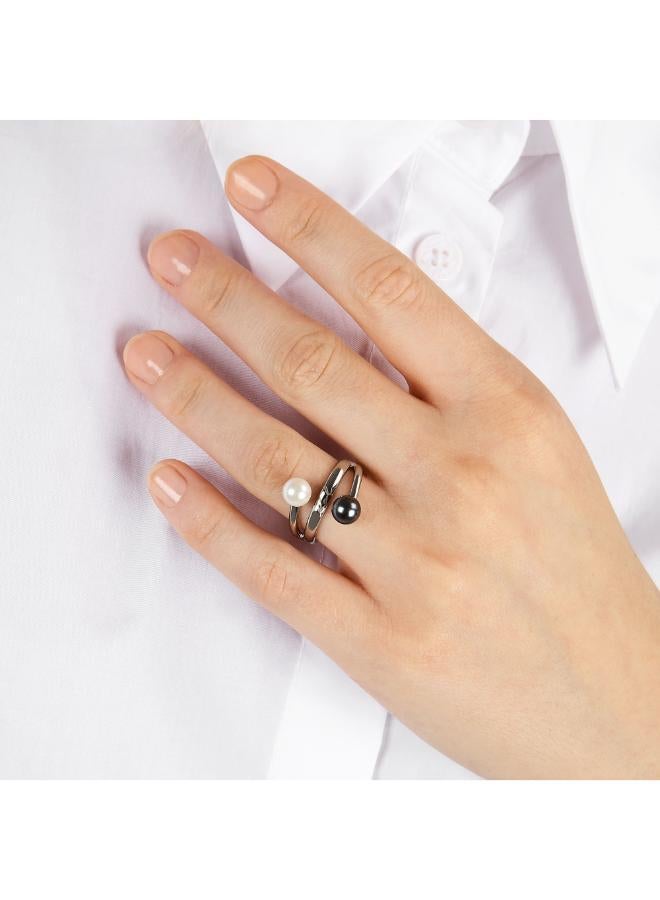 Karl Lagerfeld Klayr250 Pearl Rings - Image 2