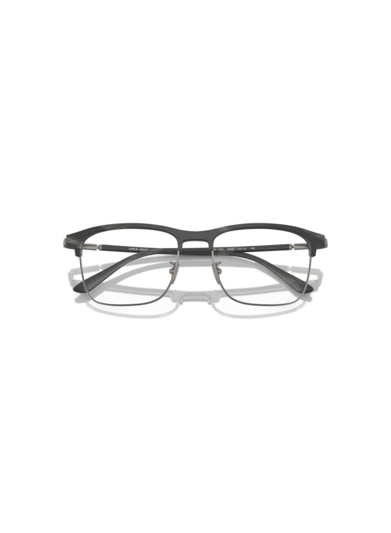GIORGIO ARMANI Giorgio Armani Man Rectangular  Eyeglasses- Ar 7262 - Lense Size:54Mm - Matte Blue Horn - Image 5