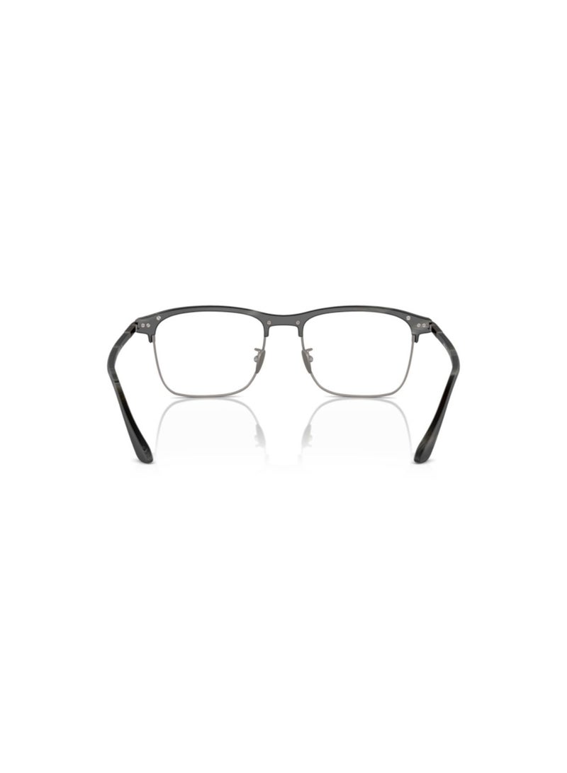 GIORGIO ARMANI Giorgio Armani Man Rectangular  Eyeglasses- Ar 7262 - Lense Size:54Mm - Matte Blue Horn - Image 3