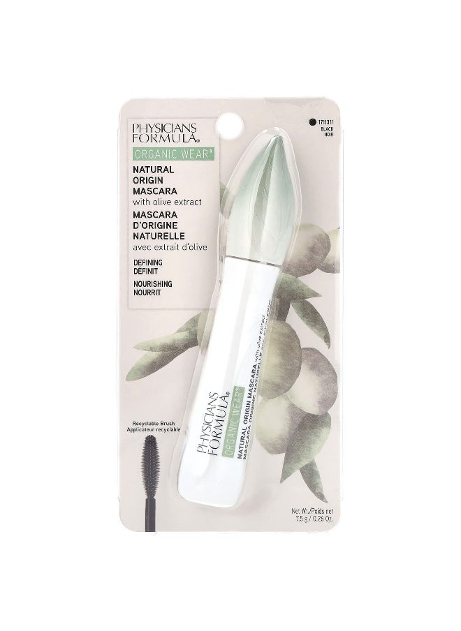 Physician's Formula Physicians Formula, Organic Wear, Natural Origin Mascara, 1711311 Black, 0.26 oz (7.5 g)  - Image 2
