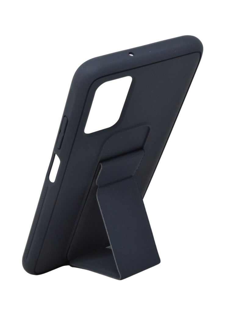 BORTONY Galaxy A03s 164 Case Silicone Camera Protected Shockproof With Finger Grip Stand Cover - Image 2