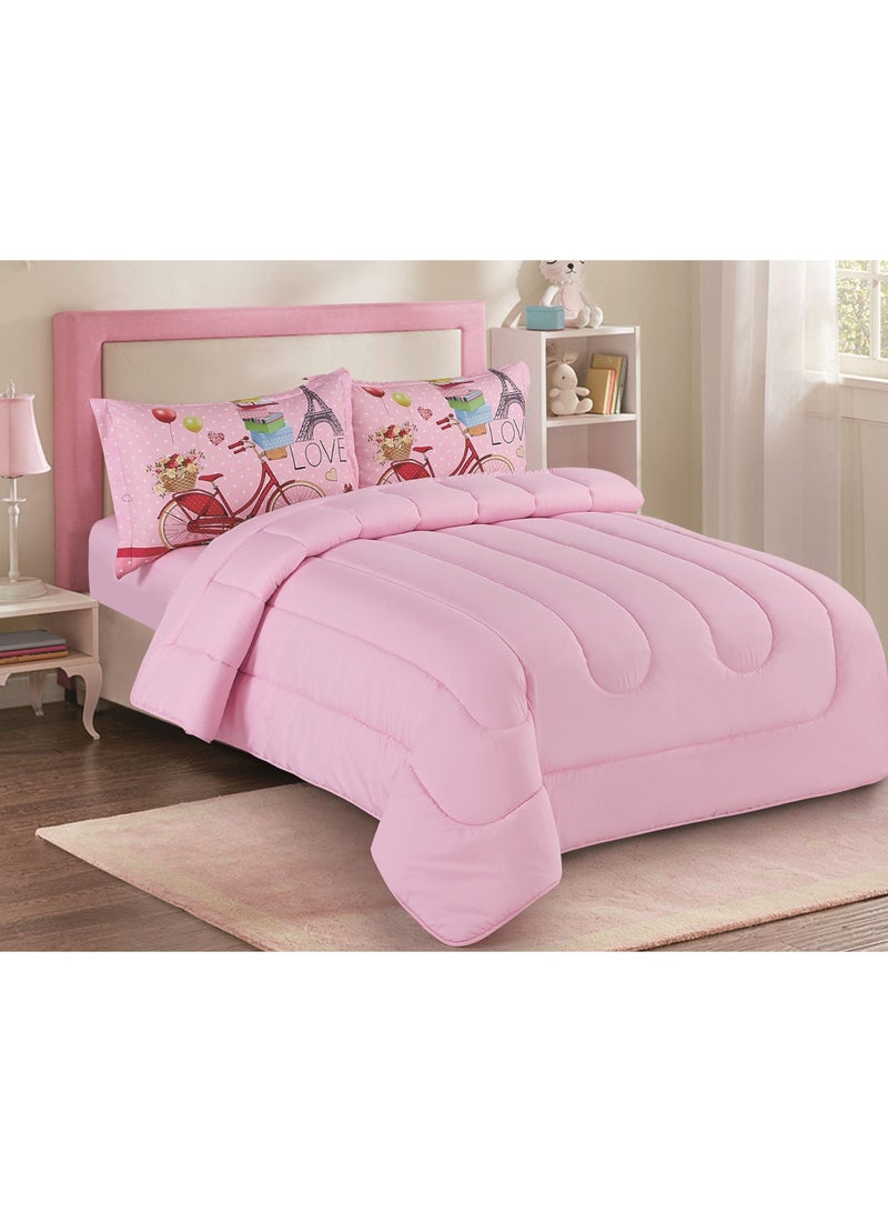 Stargold Extra Soft Best Comforter King Size Microfiber Printed 4 Pieces Set - Image 2