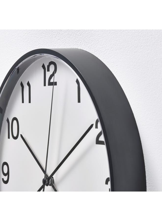 Zaboon Wall Clock, Black, 28 Cm - Image 3