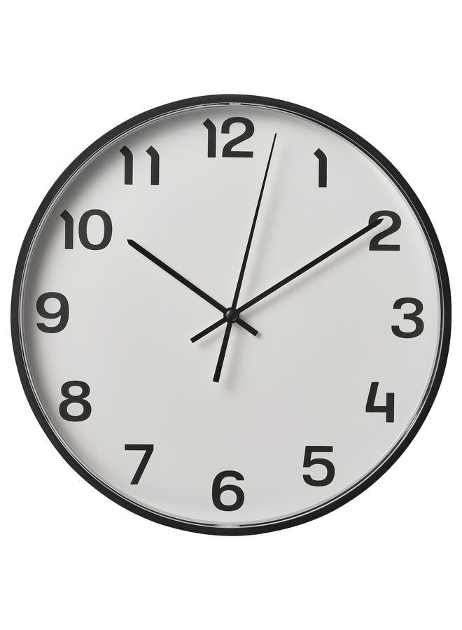 Zaboon Wall Clock, Black, 28 Cm - Image 1