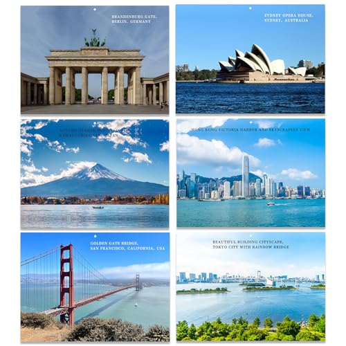 Dayvorax 2026 Wall Calendar - Monthly Calendar 2026-2027, Jan 2026 - Jan 2027, 11" x 16.5", Large Wall Calendar with Thick Paper, Large Blocks, Home or Office Calendar, World Scenery - Image 5