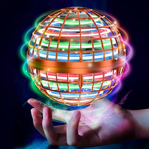 Tikduck Flying Orb Ball 2026 Toys Soaring Hover Boomerang Spinner Hand Controlled Mini Drone Cosmic Globe Spinning Kids Outdoor Fly Toy Birthday Gift Cool Stuff for Boys Girls 6 7 8 9 10 Year Old - Image 1