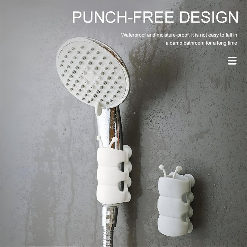 Silicone Shower Rack - Wall-Mounted Suction Cup Holder for Convenient Shower Head Storage and Accessibility (1) - Image 3