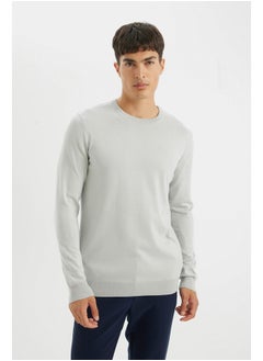 DeFacto Man Smart Casual Tricot Regular Fit Crew Neck Long Sleeve Pullover  - Image 5