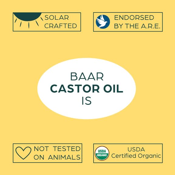 Baar Palma Christos, Organic Castor Oil, 8 oz - Image 5