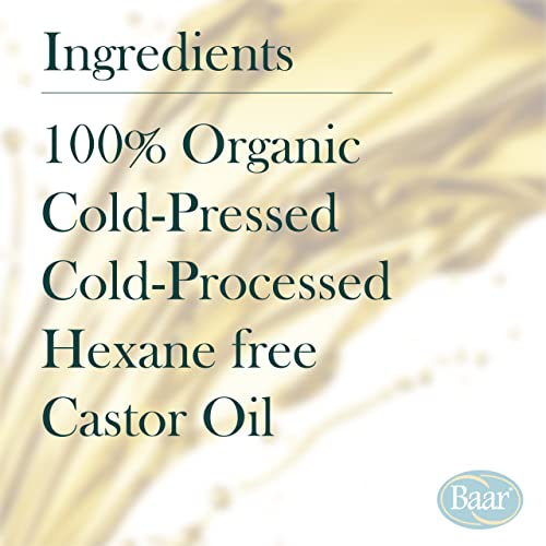 Baar Palma Christos, Organic Castor Oil, 8 oz - Image 3