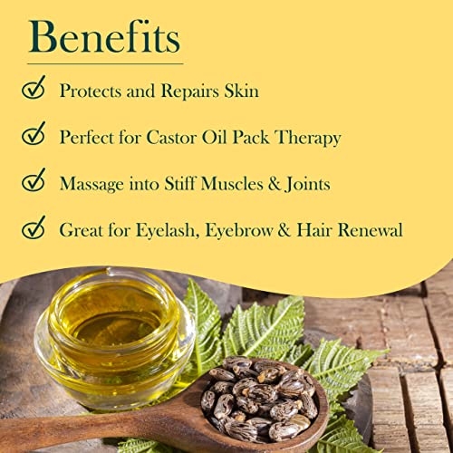 Baar Palma Christos, Organic Castor Oil, 8 oz - Image 4