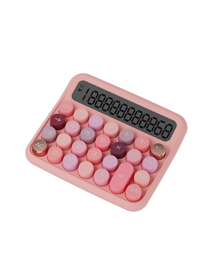 Zuneng Calculator Jn-800 Mute 12 Commercial Office Supplies Computer Student Cute Creative - Image 1