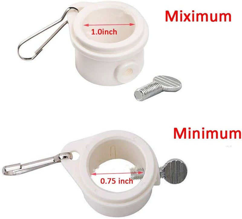 Eyech Pack of 4 Sturdy Rotating Flag Pole Mounting Ring for 115 Inch Diameter Flagpole  - Image 4