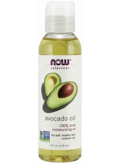 now Solutions, Avocado Oil, 100% Pure Moisturizing Oil, Nutrient Rich and Hydrating, 4-Ounce  - Image 1