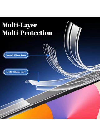 Clear Cover Compatible with Huawei MatePad SE 11inch 2024 Case, Clear Soft TPU Shockproof Scratch-Resistant Flexible Cover, Anti-Slip Transparent Protective Shell for Huawei Matepad SE 11inch - view 3