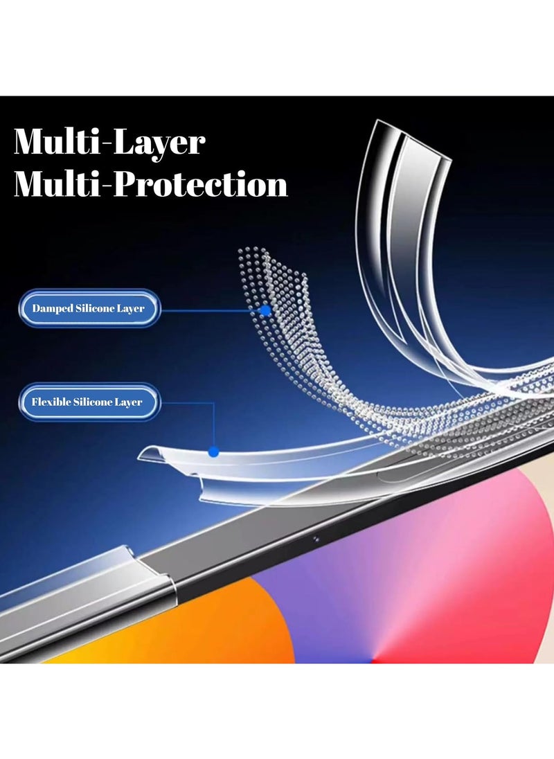 VKL - Clear Cover Compatible with Huawei MatePad SE 11inch 2024 Case, Clear Soft TPU Shockproof Scratch-Resistant Flexible Cover, Anti-Slip Transparent Protective Shell for Huawei Matepad SE 11inch - Image 1