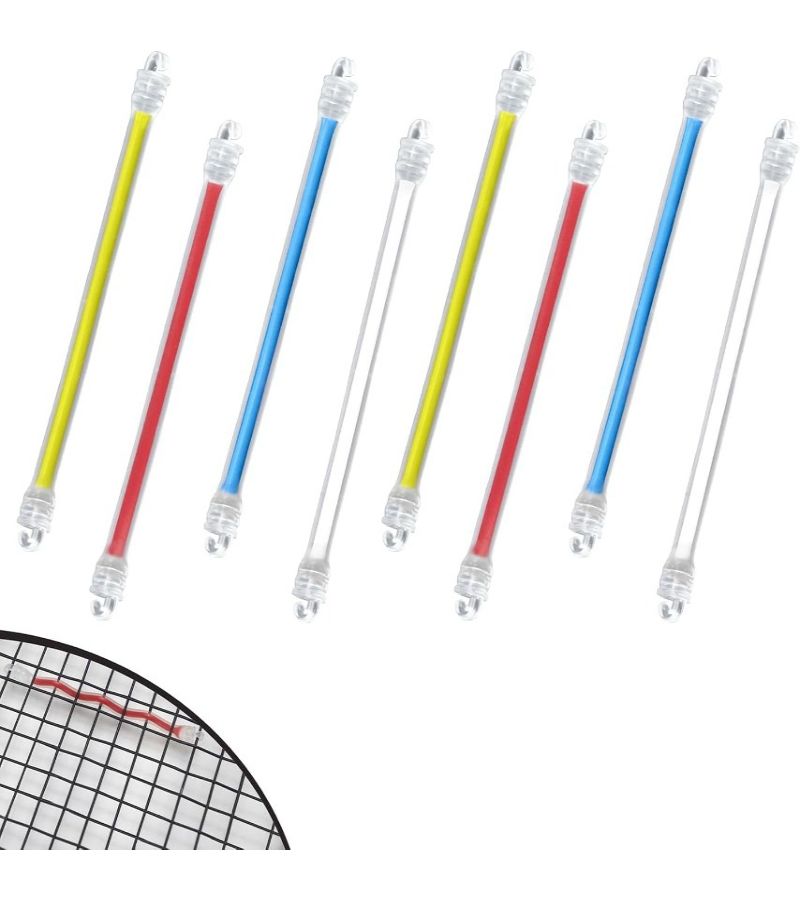 8PCS Tennis Racket Vibration Dampeners Set In 4 Colors For Shock Absorption And Competitive Play - Image 1
