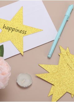 Generic 160 Pieces Glitter Star Cutouts - Paper Star Confetti Cutouts for Bulletin Board, Crafts, Classrooms, and Party Decorations  - Image 3
