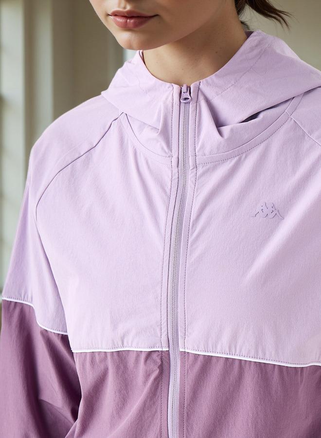 Kappa Colourblock Zip Though Hoodie with Pockets - Image 4