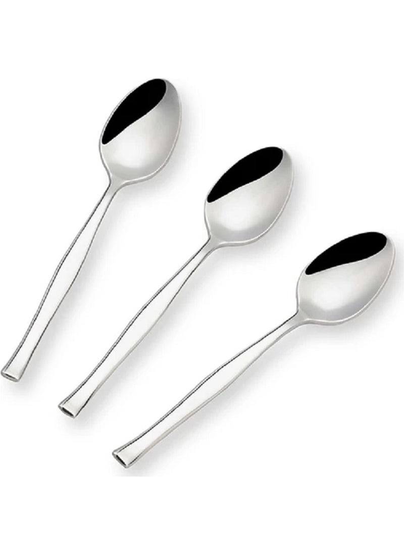 Nehir Elegant Plain 6 Tea Spoons  - Image 1