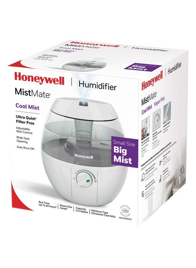 Honeywell Honeywell HUL520W MistMate Ultrasonic Cool Mist Humidifier, White - Cool Mist Humidifier for Bedroom, Home or Office - Image 2