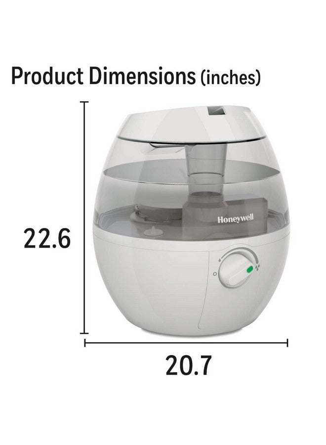 Honeywell Honeywell HUL520W MistMate Ultrasonic Cool Mist Humidifier, White - Cool Mist Humidifier for Bedroom, Home or Office - Image 3